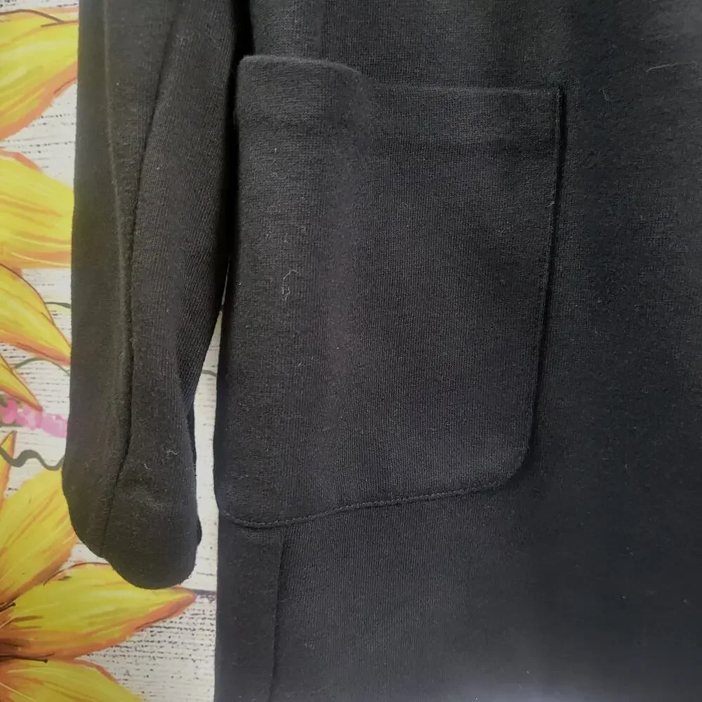 Susan Graver QVC Knit Blazer‎ Black Size 1XP